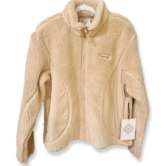 Madhappy × Columbia Sherpa Full Zip Jacket Canoe NWT Men’s L XM4462-262 - Picture 1 of 13